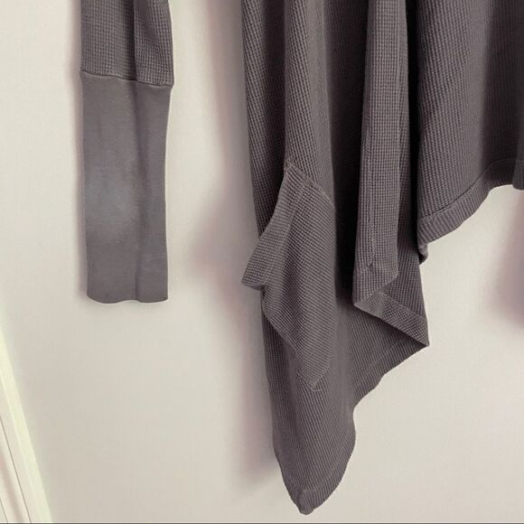 Splendid Waffle Knit Wrap Open Cardigan M - Picture 7 of 14